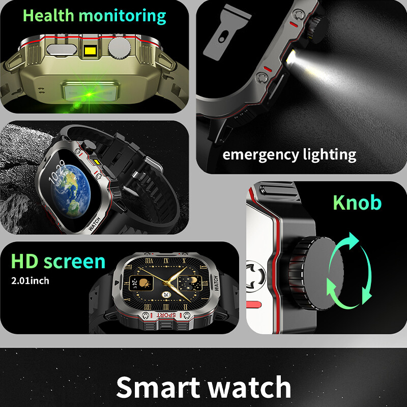 2024 Нов LED мъжки смарт часовник HD сензорен екран Bluetooth Call Smartwatch Multi sport Mode Мониторинг на здравето Водоустойчив смарт часовник