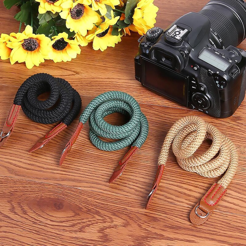 Mekani remen za kameru 100 cm, univerzalni prozračni pamuk, remen za oko vrata i ramena, spori odskok, laka dekompresijska udobnost