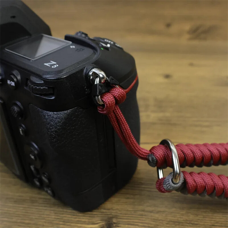 Безогледална SLR камера Каишка за китка Ръчно тъкана найлонова каишка за Canon R50 Fujifilm XS10 Sony Nikon Panasonic Olympus Каишка за ръка