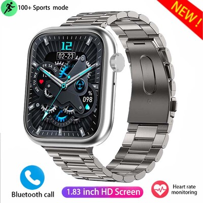 2024 HD Bluetooth разговор Мъжки интелигентен часовник 100+ спортни режима Водоустойчив Сърдечен ритъм Кислород в кръвта Спортно проследяване Дамски интелигентен часовник