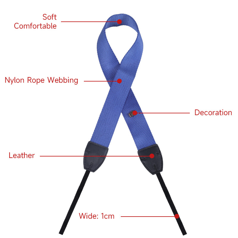 "Kvaliteetsest kangast värvilised rihmad - mugavad ja hingavad, sobivad pikaajaliseks kandmiseks."