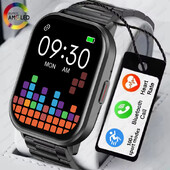 2024 m. Nauja, skirta Xiaomi Smart Watch Vyrams Moterų Bluetooth Skambutis Širdies ritmo kraujo deguonies balso asistentas 100+Sports Man SmartWatch+Box