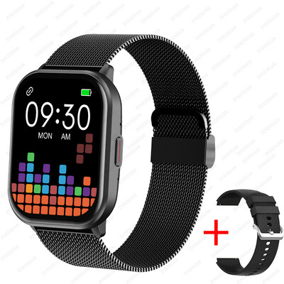 2024 m. Nauja, skirta Xiaomi Smart Watch Vyrams Moterų Bluetooth Skambutis Širdies ritmo kraujo deguonies balso asistentas 100+Sports Man SmartWatch+Box