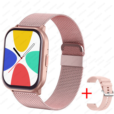2024 m. Nauja, skirta Xiaomi Smart Watch Vyrams Moterų Bluetooth Skambutis Širdies ritmo kraujo deguonies balso asistentas 100+Sports Man SmartWatch+Box
