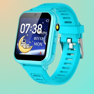 Pametni sat za djecu 2024. Vodootporni dječji sat za igru Moda Sportska narukvica Satovi za djevojčice i dječake Silikonski pametni zaslon osjetljiv na dodir
