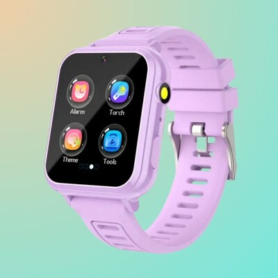 Pametni sat za djecu 2024. Vodootporni dječji sat za igru Moda Sportska narukvica Satovi za djevojčice i dječake Silikonski pametni zaslon osjetljiv na dodir