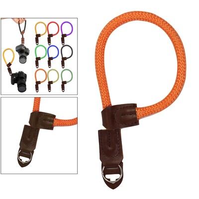 Curea de mână pentru aparatul foto, anti-alunecare, curea confortabilă de mână pentru aparate foto DSLR SLR fără oglindă Conector pentru mânere de transport