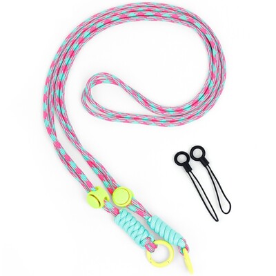 120 см модна цветна каишка за камера Практична каишка за рамо на камера Въже за катерене Подходящо за различни фотоапарати Лесно за използване