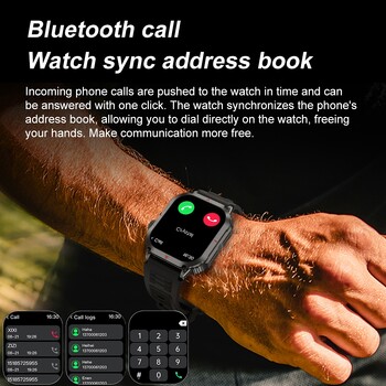 Νέο ανδρικό αθλητικό έξυπνο ρολόι GPS 2024 Οθόνη AMOLED HD IP68 Αδιάβροχη κλήση NFC Bluetooth Υπαίθριο Στρατιωτικό SmartWatch για Android