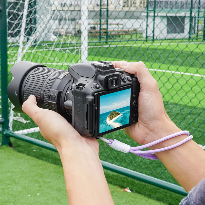 Curea de mână pentru cameră Mâner de siguranță cu șurub 1/4 pentru brățară împletită pentru DJI OSMO Pocket 3 Acces la camera digitală SLR DSLR