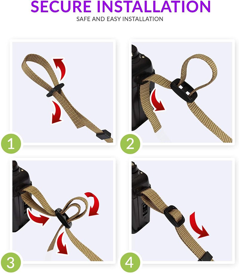 Curea pentru aparatul foto vintage țesut roșu pentru toate camerele DSLR Curea universală elegantă pentru gât și umăr, curea cu model floral