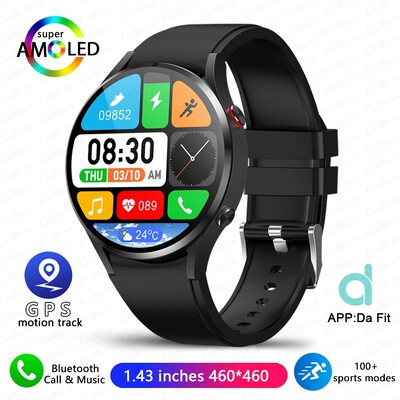 2024. aasta uus nutikell Galaxy Watch 4 meeste GPS Sport veekindel kell AMOLED HD Bluetooth Call Smart Watch Android IOS