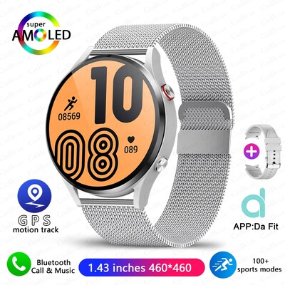 2024. aasta uus nutikell Galaxy Watch 4 meeste GPS Sport veekindel kell AMOLED HD Bluetooth Call Smart Watch Android IOS