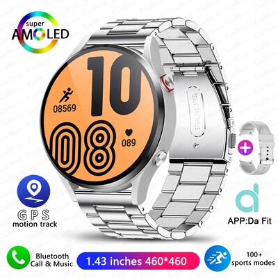 2024. aasta uus nutikell Galaxy Watch 4 meeste GPS Sport veekindel kell AMOLED HD Bluetooth Call Smart Watch Android IOS