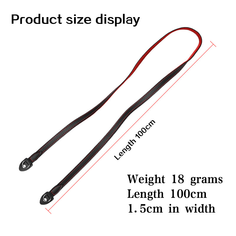 Кожена ретро каишка за безогледален фотоапарат Sony DSLR A6000 A6300 A7 II A7R A7R2 A7M2 NEX6 каишка за каишка с просто въже за окачване