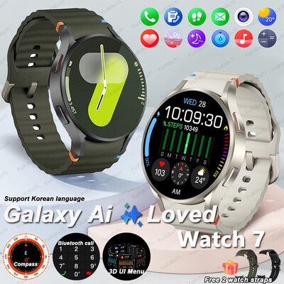 Okosóra Samsung Galaxy Watch 7 44 mm-es férfi GPS-követő NFC-vezérléshez Smart Watch Health Tracker BT Call Smart Watch 2024