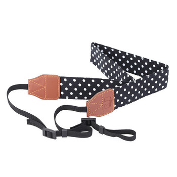 Universal Retro Polka Dots Μπλε ζώνη ώμου Λωρίδα φωτογραφικής μηχανής Λαιμός φωτογραφίας για Canon Nikon Sony Pentax Leica Fuji Olympus DSLR