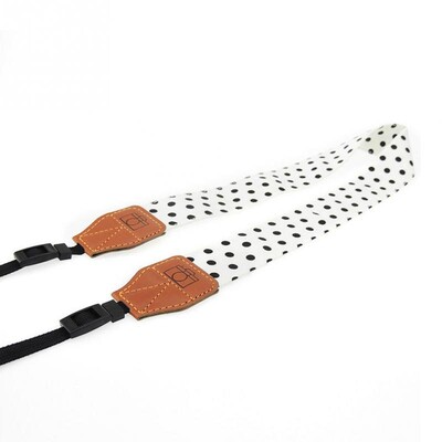 Univerzalni retro točkasti plavi remen za remen za kameru oko vrata Foto remen za Canon Nikon Sony Pentax Leica Fuji Olympus DSLR