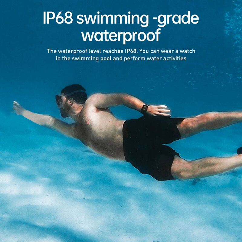 LEMFO Smart Watch Men 1,39`` 420*420 HD Οθόνη IP68 Αδιάβροχη Bluetooth Κλήση Μουσική Play Sport 420mah LF33 Smartwatch Men 2024