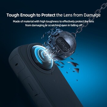 Anti-Scratch For Insta360 X3 Sticky Lens Guards Dual-Lens 360 Mod For Insta 360 X3 Protector Καπάκι φακού Αξεσουάρ κάμερας Νέο