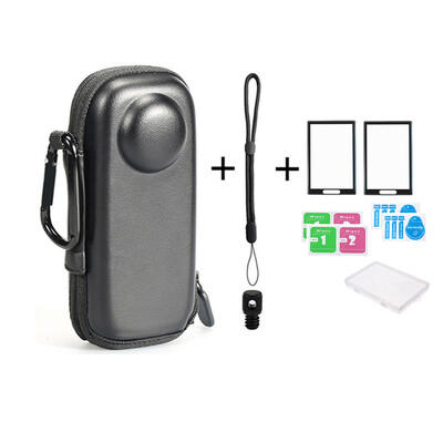 Za dodatke Insta360 X4 Mini torba za pohranjivanje + remen za ručni zglob Uže za vrpcu + zaštitna folija za ekran + zaštitna torbica za objektiv