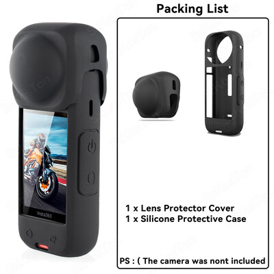 Pentru Insta360 X4 Protector lentile + Geantă de depozitare + Film protector pentru ecran pentru Insta 360 X4 Protector lentilă Accesoriu pentru cameră anti-zgârieturi
