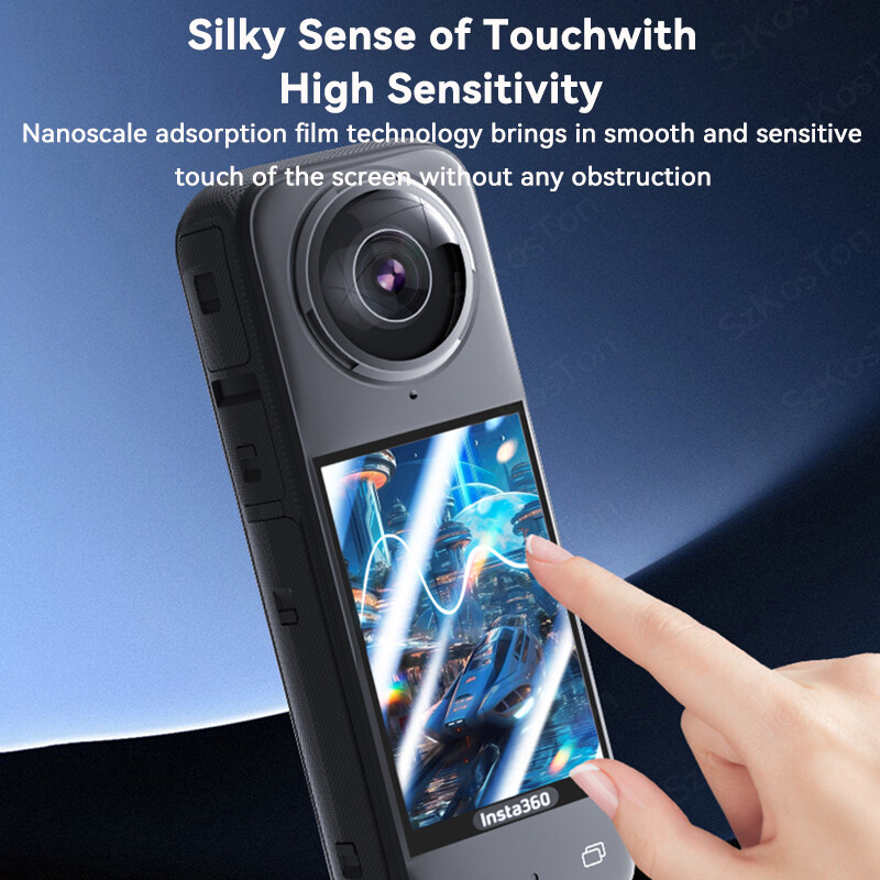 Pentru Insta360 X4 Protector lentile + Geantă de depozitare + Film protector pentru ecran pentru Insta 360 X4 Protector lentilă Accesoriu pentru cameră anti-zgârieturi
