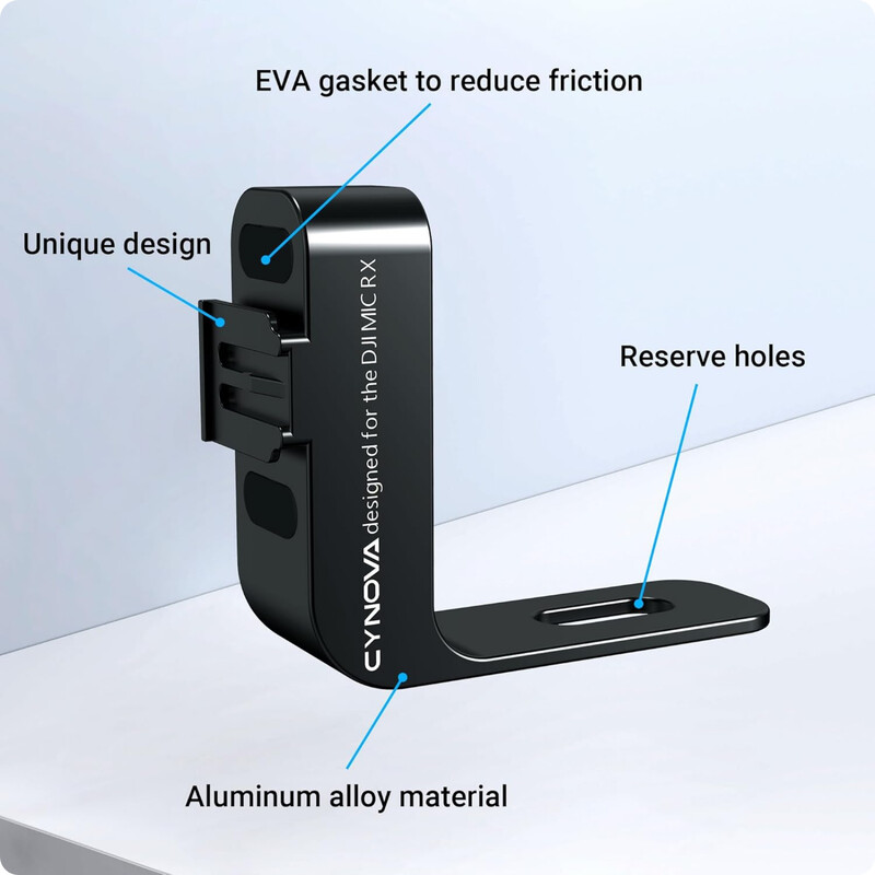 CYNOVA Za Insta360 X4 Cold Shoe Mount Audio Mic Adapter Mikrofon Prijemnik Držač Za DJI Mic2 RX Insta 360 X4 X3 Dodaci