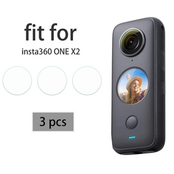 Tempered Glass for Insta360 ONE X2 Anti-scratch Screen Protector for Insta 360 X2 Action Camera Protective Film Accessories