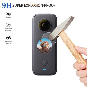 Tempered Glass for Insta360 ONE X2 Anti-scratch Screen Protector for Insta 360 X2 Action Camera Protective Film Accessories