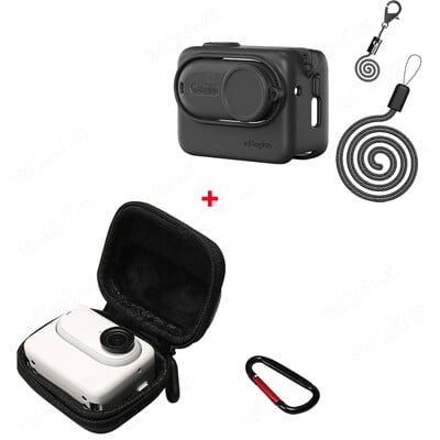 Silikoninis apsauginis dėklas, skirtas Insta 360 GO 3S sportinės kameros korpuso dangtelis, visapusiška apsauga, skirta Insta360 GO3S priedams