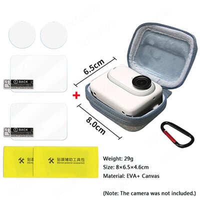 Silikoninis apsauginis dėklas, skirtas Insta 360 GO 3S sportinės kameros korpuso dangtelis, visapusiška apsauga, skirta Insta360 GO3S priedams