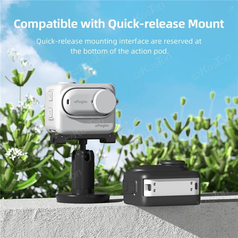 Silikoninis apsauginis dėklas, skirtas Insta 360 GO 3S sportinės kameros korpuso dangtelis, visapusiška apsauga, skirta Insta360 GO3S priedams