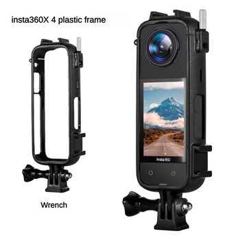 Για Insta360 X4 X3 Προστατευτική θήκη πλαισίου κάμερας για Insta 360 X4 Anti Fall Camera Action Action Frame Camera Mount Αξεσουάρ