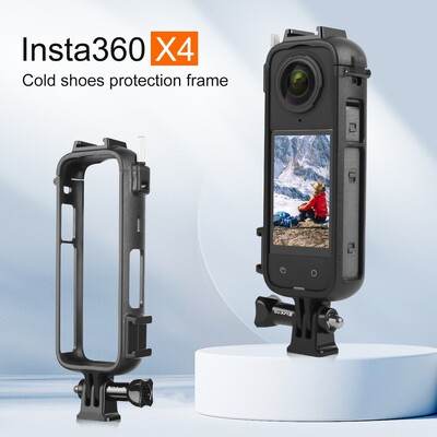 За Insta360 X4 X3 Защитен корпус на камерата Калъф за рамка за Insta 360 X4 Anti Fall Рамка за екшън камера Аксесоари за монтаж на камера