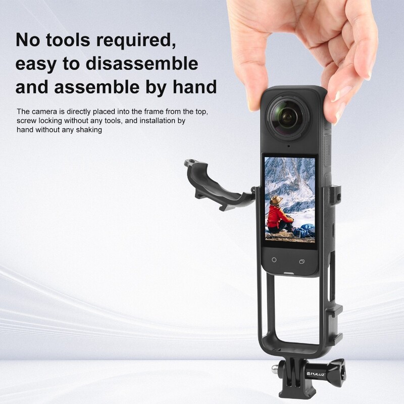 Za Insta360 X4 X3 Zaštitno kućište kamere Kućište s okvirom Za Insta 360 X4 Akcijska kamera protiv pada Okvir Dodaci za nosač kamere