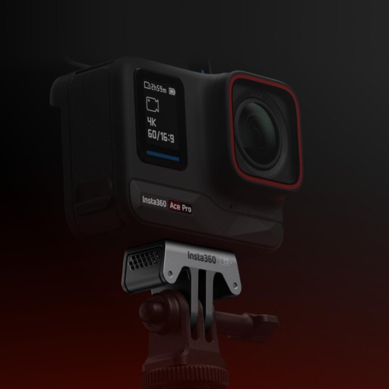 Insta360 Ace Pro 2 Magnetic Standard Quick Release Mount Adapter s 2 zupca Univerzalni priključak za ACE & ACE PRO pribor