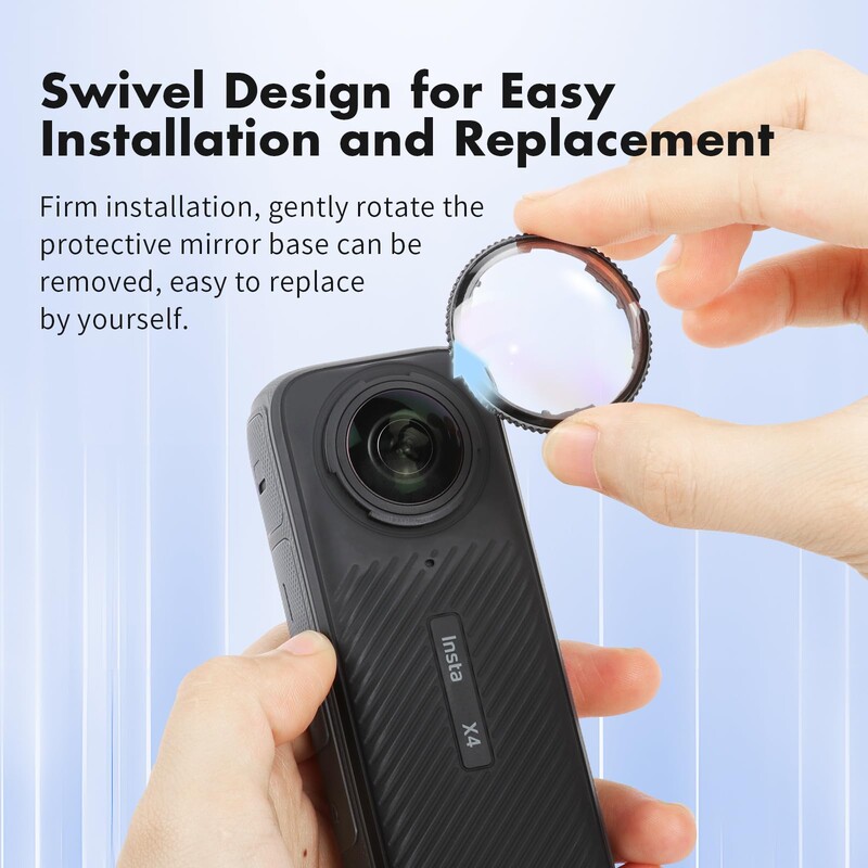 Štitnik za leće + Zaštita zaslona + Okvir za Insta360 X4 Zaštitna maska protiv ogrebotina & 20D meka folija & Dodaci za okvir protiv pada