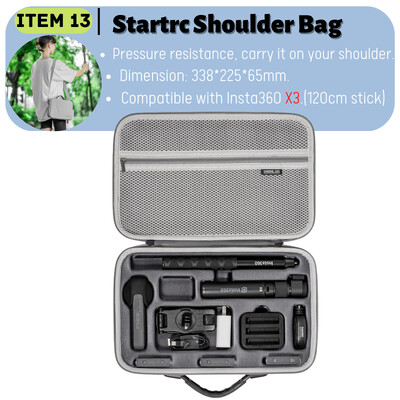 Insta360 X3 Аксесоари Силиконов защитен калъф Закалено стъкло Протектор на екрана Капачка на обектива Предпазители за обектива Метална рамка Калъф за носене