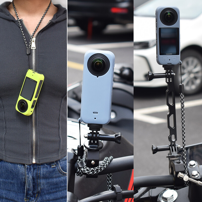 Insta360 X3 Аксесоари Силиконов защитен калъф Закалено стъкло Протектор на екрана Капачка на обектива Предпазители за обектива Метална рамка Калъф за носене