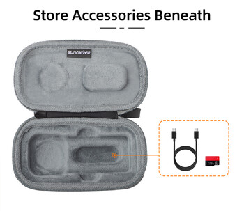 Mini Storage Bag for Insta360 X4 Single Machine Package Σώμα Τσάντα αποθήκευσης Προστατευτική θήκη μεταφοράς Αξεσουάρ αθλητικής κάμερας