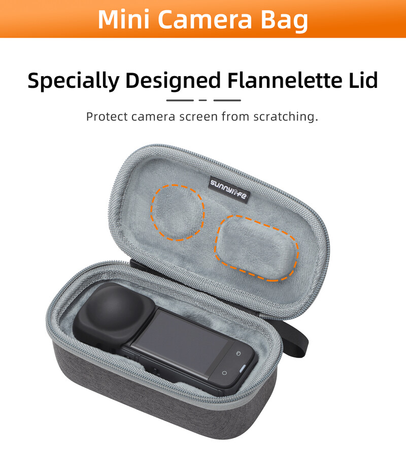 Mini geantă de depozitare pentru Insta360 X4 Pachet cu o singură mașină Geantă de depozitare pentru corp Carcasă de protecție Accesorii pentru camere sportive ﻿