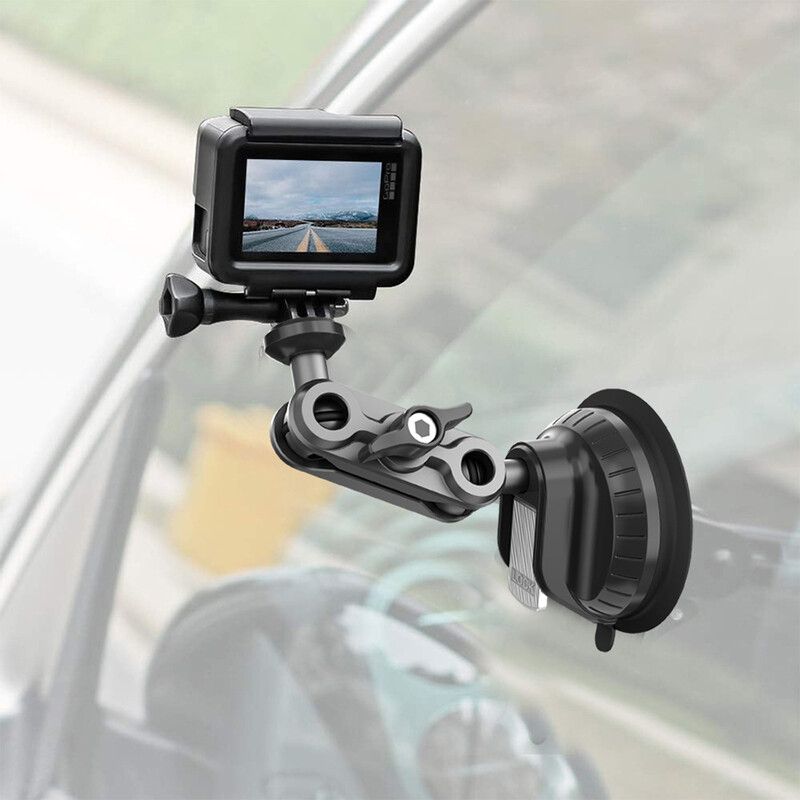 Akcijska kamera Dash Cam Nosač telefona za automobil 1/4 inča Kamera Auto Suction Mount 360 Podesiv za GoPro Insta360 DJI akcijsku kameru