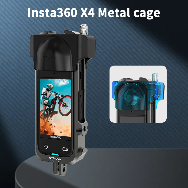 Insta360 X4 Metalni kavez za Insta 360 X4 Dodaci za fotoaparat Dodatna namjenska kapica za objektiv