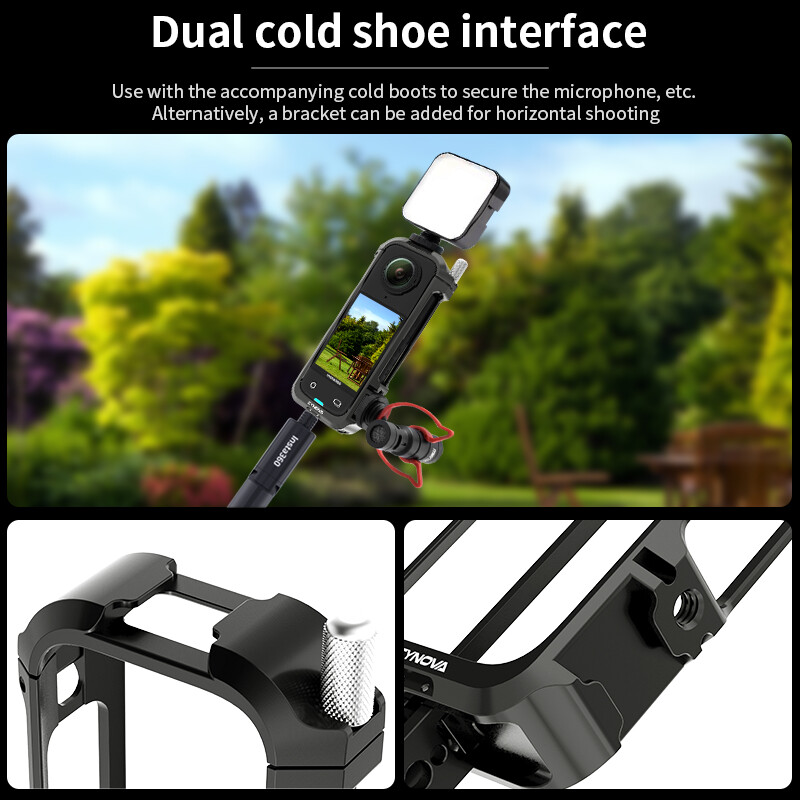 Insta360 X4 Metalni kavez za Insta 360 X4 Dodaci za fotoaparat Dodatna namjenska kapica za objektiv