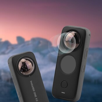 2 τεμ. Sticky Lens Guards For Insta 360 ONE X2 Dual-Lens 360 Mod For Insta 360 ONE X2 Protector Accessories Νέο