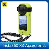 Tijelo Insta360 X3 Silikonsko zaštitno kućište Štitnici objektiva Zaštitni poklopac Dodatna oprema za Insta 360 X 3