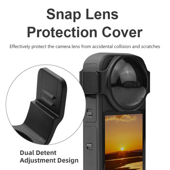 Insta360 X3 Body Silicone Protective Case Προστατευτικό κάλυμμα φακού Αξεσουάρ για Insta 360 X 3