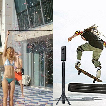 Για Insta360 One X Περιστρεφόμενο Selfie Stick Bullet Time Shooting Περιστροφική ράβδος επέκτασης Τρίποδο χειρός για αξεσουάρ Insta360