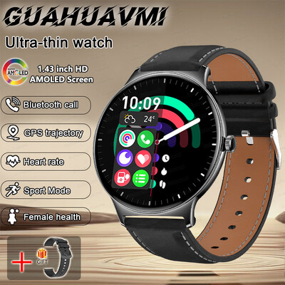 2024. Novi ultratanki izdržljivi GPS pametni sat za žene 466*466 zaslon otkucaji srca krvni tlak Bluetooth poziv zdravlje pametni sat dama